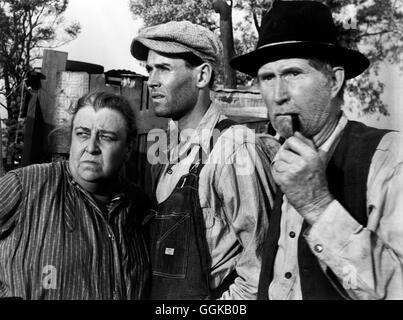 FRüCHTE DES ZORNS / The Grapes of Wrath USA 1940 / John Ford Szene Mit JANE DARWELL (Ma Joad), HENRY FONDA (Tom Joad), RUSSELL SIMPSON (Pa Joad) Regie: John Ford aka. The Grapes of Wrath Stockfoto