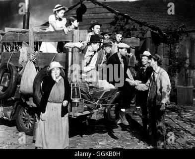 FRüCHTE DES ZORNS / The Grapes of Wrath USA 1940 / John Ford Szene Mit JANE DARWELL (Ma Joad), RUSSELL SIMPSON (Pa Joad), CHARLEY GRAPEWIN (Opa), HENRY FONDA (Tom Joad), JOHN CARRADINE (Casy) Regie: John Ford aka. The Grapes of Wrath Stockfoto