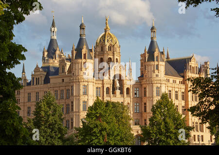 Schweriner Schloss, Schwerin, Mecklenburg Vorpommern, Deutschland Stockfoto