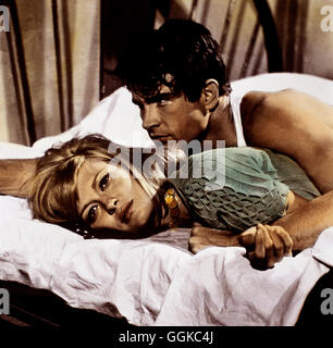 BONNIE UND CLYDE / Bonnie und Clyde USA 1967 / Arthur Penn Eiskaltes Gangsterpaar: FAYE DUNAWAY (Bonnie) und WARREN BEATTY (Clyde)-Regie: Arthur Penn aka. Bonnie und Clyde Stockfoto