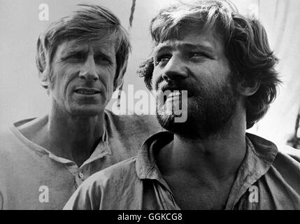 DER SEEWOLF / Der Seewolf (1) BRD/Frankreich/Österreich/Rumänien 1971 / Wolfgang Staudte EDWARD MEEKS (Humphrey von Weyden), RAIMUND HARMSTORF (Wolf Larsen) Regie: Wolfgang Staudte aka. Der Seewolf 1 Stockfoto