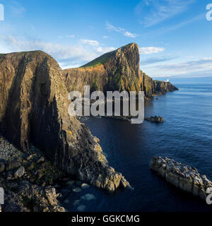 Glendale, Isle Of Skye, innere Hebriden, landschaftlich Point Lighthouse, Highland, Schottland, Vereinigtes Königreich Stockfoto