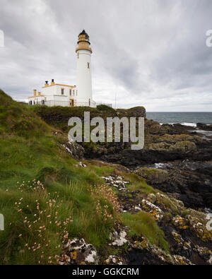 Turnberry Leuchtturm, Turnberry, South Ayrshire, Schottland, Vereinigtes Königreich Stockfoto