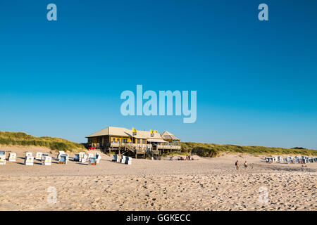 Strandbar La Grande Plage, Insel Sylt, Nordfriesischen Inseln, Schleswig-Holstein, Deutschland Stockfoto