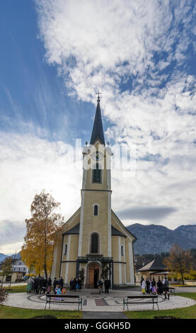 Bad Goisern bin Hallstättersee: Evangelische Kirche, Österreich, Oberösterreich, Oberösterreich, Salzkammergut Stockfoto