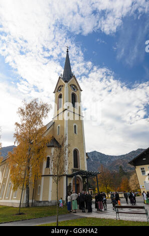 Bad Goisern bin Hallstättersee: Evangelische Kirche, Österreich, Oberösterreich, Oberösterreich, Salzkammergut Stockfoto