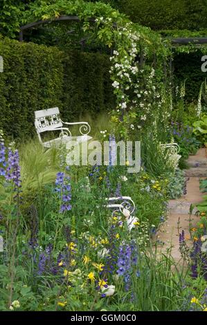 Chelsea Flower Show 2007-- Teil des Daily Telegraph Garten - - (bitte Kredit: Fotos Hort/Designer Isabelle Van Groeningen Stockfoto