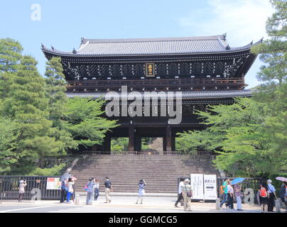 Chionin-Tempel Kyoto Japan. Stockfoto