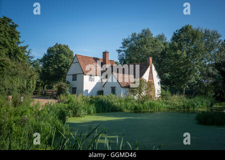 Willy Lots Hütte am Flatford Mill, East Bergholt Stockfoto