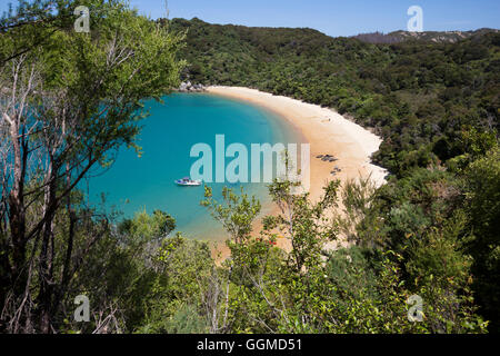 Te Pukatea Bay, Abel Tasman Nationalpark, Südinsel, Neuseeland Stockfoto