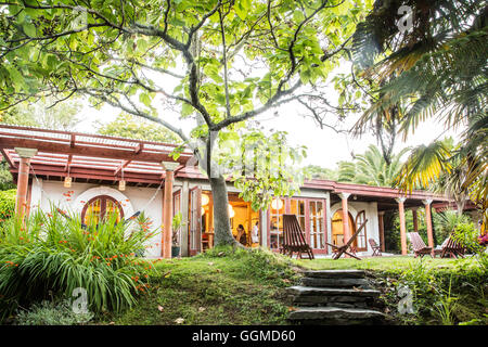 Sans Souci Inn, Pohara, Golden Bay, Südinsel, Neuseeland Stockfoto