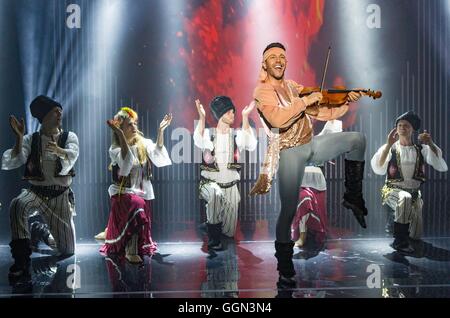 Edinburgh Fringe Festival, Schottland. 6. August 2016. Das Pleasance Edinburgh Fringe Festival startet 2016 Programm bewirtet durch Schauspieler Susan Calman Credit: Richard Dyson/Alamy Live News Stockfoto