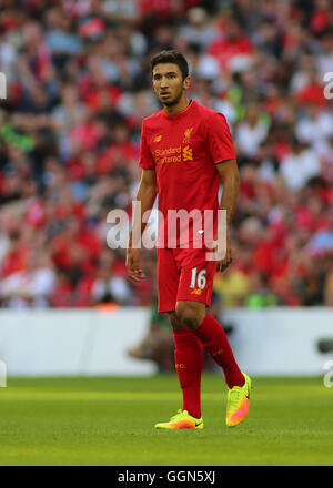 Wembley Stadium, London, UK. 6. August 2016. Internationale Champions Cup Fußball. Liverpool gegen Barcelona. Liverpool Mittelfeldspieler Marko Grujic Credit: Aktion Plus Sport/Alamy Live-Nachrichten Stockfoto