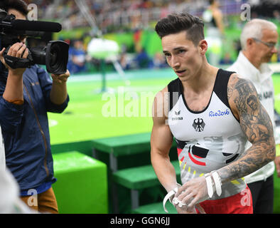 Rio De Janeiro, Brasilien. 6. August 2016. Marcel Nguyen Deutschlands besucht das Kunstturnen Ereignis der Rio 2016 Olympischen Spiele in Rio Olympic Arena, Rio De Janeiro, Brasilien, 6. August 2016. : Bildnachweis Lukas Schulze/Dpa: Dpa picture-Alliance/Alamy Live News Stockfoto