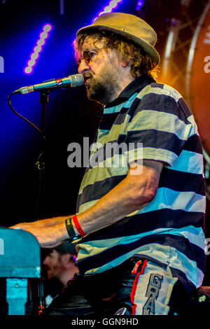 Wickham, Hampshire, UK. 6. August 2016. Chas und Dave bei Wickham Festival 2016 Credit: James Houlbrook/Alamy Live-Nachrichten Stockfoto