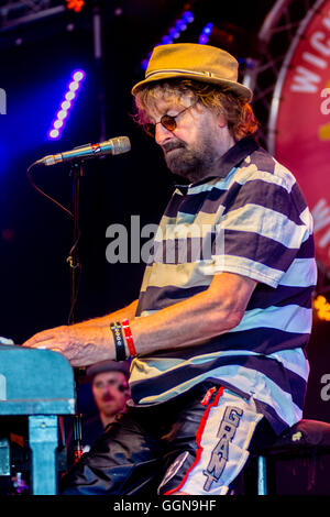 Wickham, Hampshire, UK. 6. August 2016. Chas und Dave bei Wickham Festival 2016 Credit: James Houlbrook/Alamy Live-Nachrichten Stockfoto