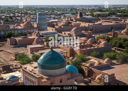 Stadt Chiwa Usbekistan choresmischen und Umgebung. Stockfoto