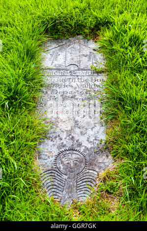 Kiltiernan Friedhof ein 17. Jahrhundert Friedhof, Ardara, County Donegal, Irland Stockfoto