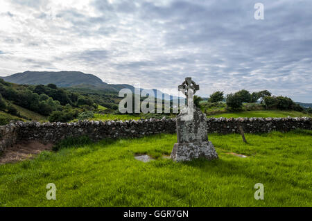 Kiltiernan Friedhof ein 17. Jahrhundert Friedhof, Ardara, County Donegal, Irland Stockfoto