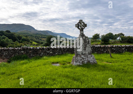 Kiltiernan Friedhof ein 17. Jahrhundert Friedhof, Ardara, County Donegal, Irland Stockfoto
