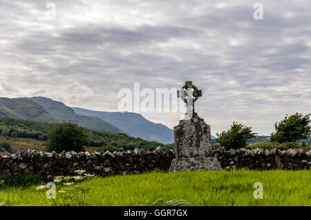 Kiltiernan Friedhof ein 17. Jahrhundert Friedhof, Ardara, County Donegal, Irland Stockfoto