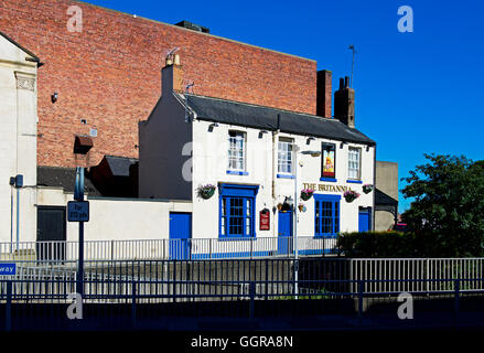 Das Britannia Pub in Darlington, County Durham, England UK Stockfoto