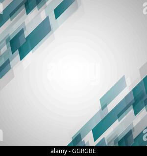 Abstrakte dunkel grünen Rechtecke Technik Hintergrund, Lager Vektor Stock Vektor