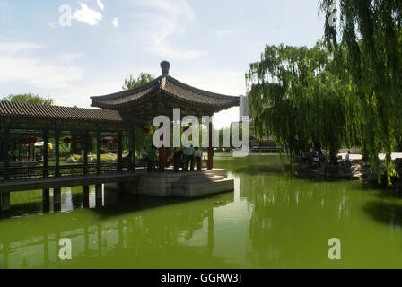 Lila Bambus Park gehört zu den sieben größten Parks in Peking, Beijing - China Stockfoto