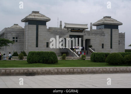 Exterieur der Terrakotta-Krieger-Museum. Die Terrakottaarmee des ersten Kaisers von China. Xi ' an, Stockfoto