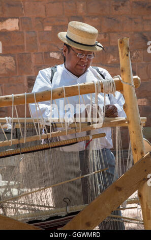 Ganado, Arizona - ein Schaf, Wolle und Werkstatt für Weberei am Hubbell Trading Post auf der Navajo-Nation. Stockfoto