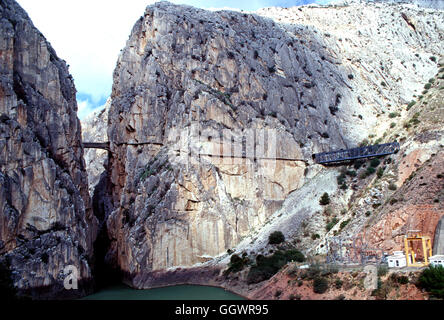 Garganta del Chorro, Alora, Spanien Stockfoto