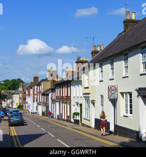 Castle Street, Berkhamsted, Stadtteil Dacorum, Hertfordshire, UK Stockfoto