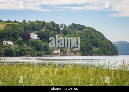 Dylan Thomas Bootshaus, Laugharne, Carmarthenshire, Wales, UK Stockfoto