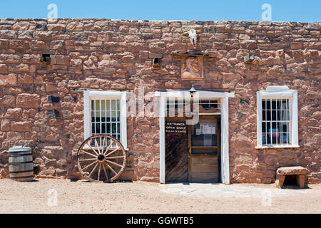 Ganado, Arizona - der Hubbell Trading Post. Stockfoto