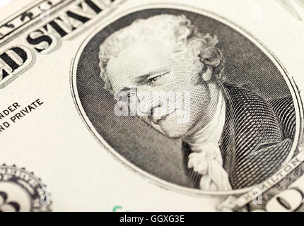 US-Dollar, close-up Stockfoto