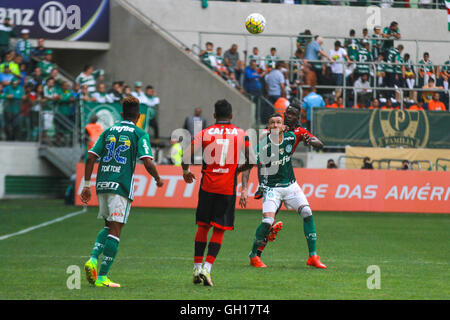 Sao Paulo, Brasilien 7. August 2016 Sao Paulo, Brasilien 7. August 2016 PALMEIRAS X VITÓRIA - der Spieler Leandro Pereira, während des Spiels zwischen Palmeiras und Vitória Allianz Park, West Zone von São Paulo abgehaltenen. Übereinstimmen Sie gültig für die 19. Runde Brasileirão 2016 Chevrolet. (Foto: Jales Valquer/Fotoarena) © Foto Arena LTDA/Alamy Live-Nachrichten © Foto Arena LTDA/Alamy Live-Nachrichten Stockfoto