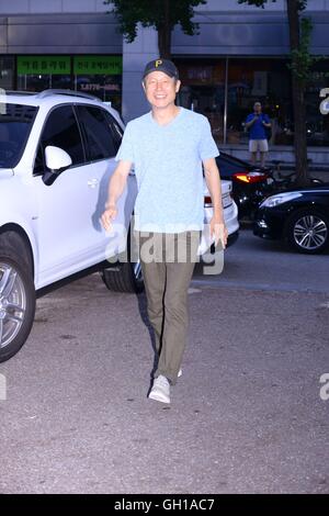 Seoul, Korea. 7. August 2016. Tongseok Ma und SooYoung besucht die Ende Zeremonie der Steuer Tam 38 in Seoul, Korea am 7. August 2016. (China und Korea Rechte heraus) © TopPhoto/Alamy Live-Nachrichten Stockfoto