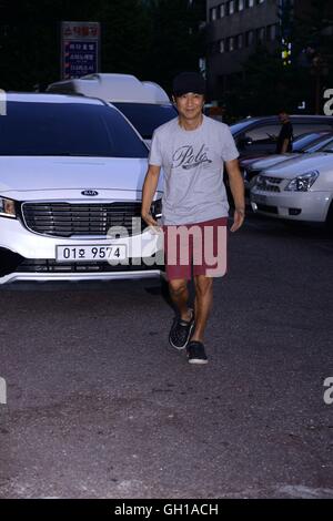 Seoul, Korea. 7. August 2016. Tongseok Ma und SooYoung besucht die Ende Zeremonie der Steuer Tam 38 in Seoul, Korea am 7. August 2016. (China und Korea Rechte heraus) © TopPhoto/Alamy Live-Nachrichten Stockfoto