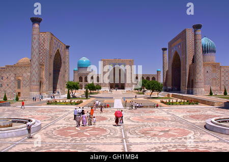 Registan in Samarkand, Usbekistan Stockfoto