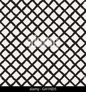 Vektor nahtlose Diagonale Linien Rhombus Gittermuster Stock Vektor