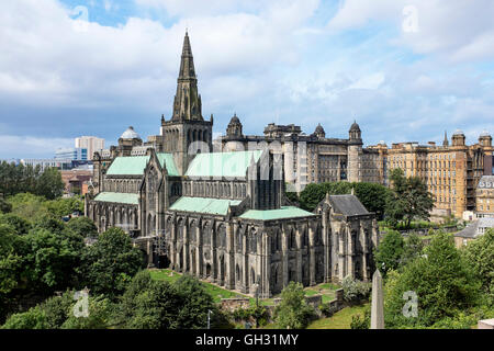 Glasgow Cathedral, Glasgow, Schottland, Vereinigtes Königreich Stockfoto