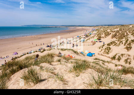 Der Strand in Camber Sands, Rye, Sussex, England, GB, UK. Stockfoto