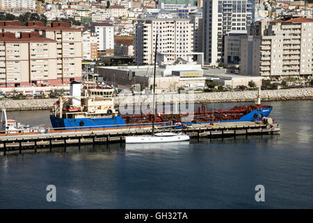 Chemische Produkte Öltanker Herkules 100 in Gibraltar Stockfoto