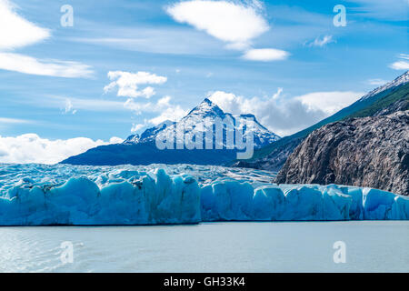 Lago Grey und Grey Gletscher, eines der größten Eisfelder außerhalb von Polen, Chile Stockfoto