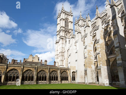 Westminster Abbey in London, Großbritannien Stockfoto