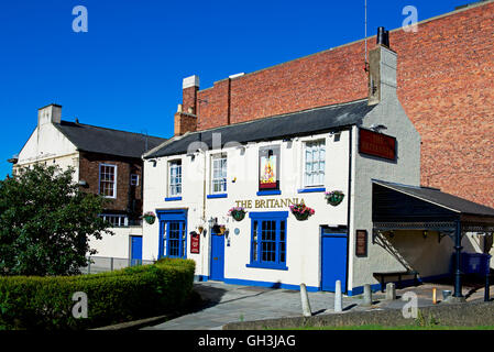 Das Britannia Pub in Darlington, County Durham, England UK Stockfoto