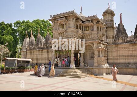 Geographie/Reisen, Indien, Hutheesing Tempel der Jain Religion, Jainismus, Jain Dharmas, Ahmedabad, Gujarat Bundesstaat, Asien, Additional-Rights - Clearance-Info - Not-Available Stockfoto