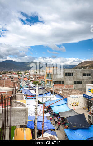 Traditioneller sonntagsmarkt. Tlacolula, Mexiko Stockfoto