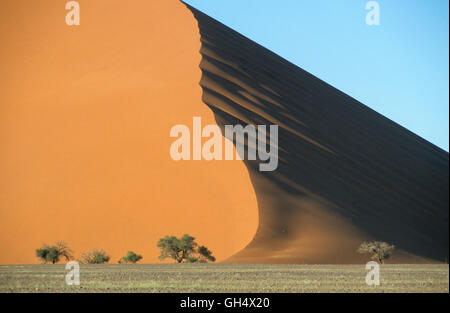 Geographie/Reisen, Namibia, Düne 45, Sossusvlei, Namib-Naukluft-Park, Additional-Rights - Clearance-Info - Not-Available Stockfoto