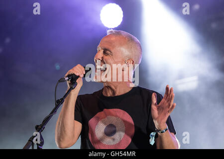 Jess Glynne auf der Bühne am Camp Bestival in Dorset Juli 2016 Stockfoto